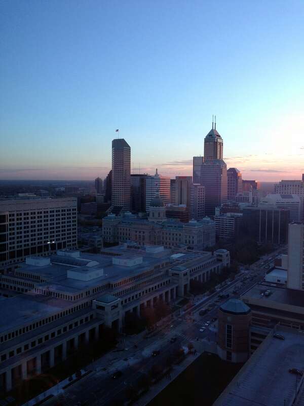 Indianapolis sunrise