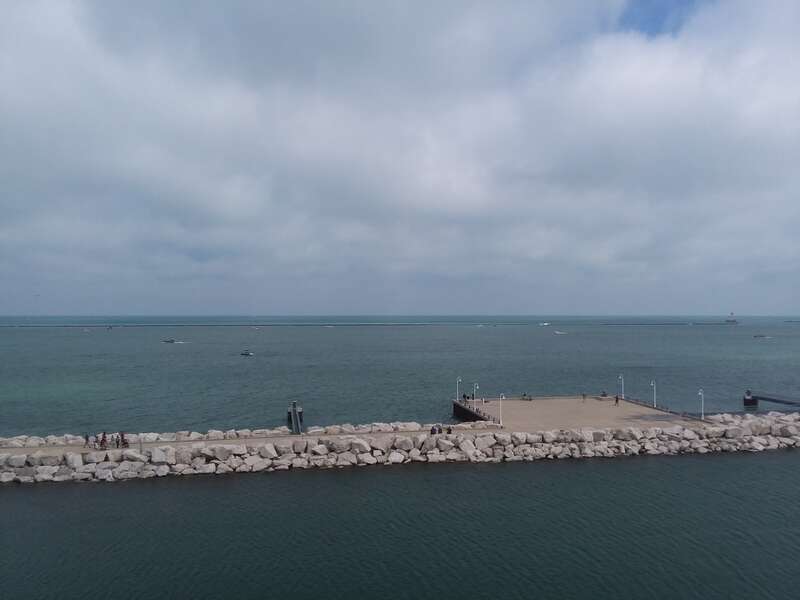 Lake Michigan from Milwaukee