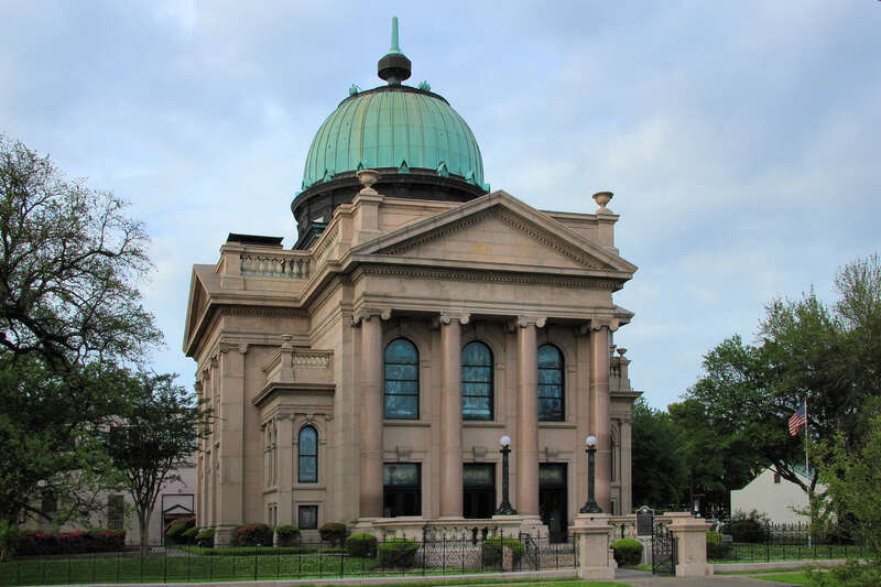 The Lutcher Memorial Church is home to the First Presbyterian Church of Orange, Orange, Texas, United States. The building was designated a Recorded Texas Historic Landmark in 1978 and listed on the National Register of Historic Places on September