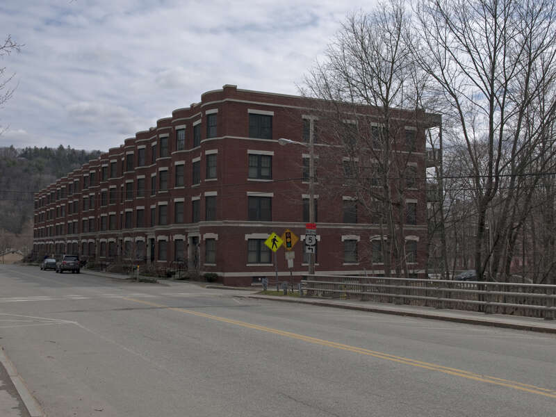 NAMCO Block, Windsor, Vermont/ Taken from US5 from the Ascutney side; in the background the eastearn bank of the Connecticut River, NH.