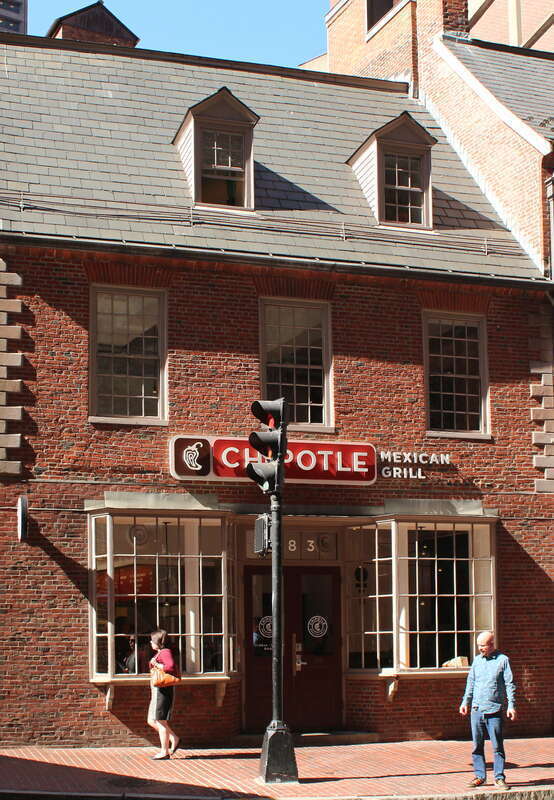 Old Corner Bookstore Building, Washington St, Boston, Massachusetts, United States