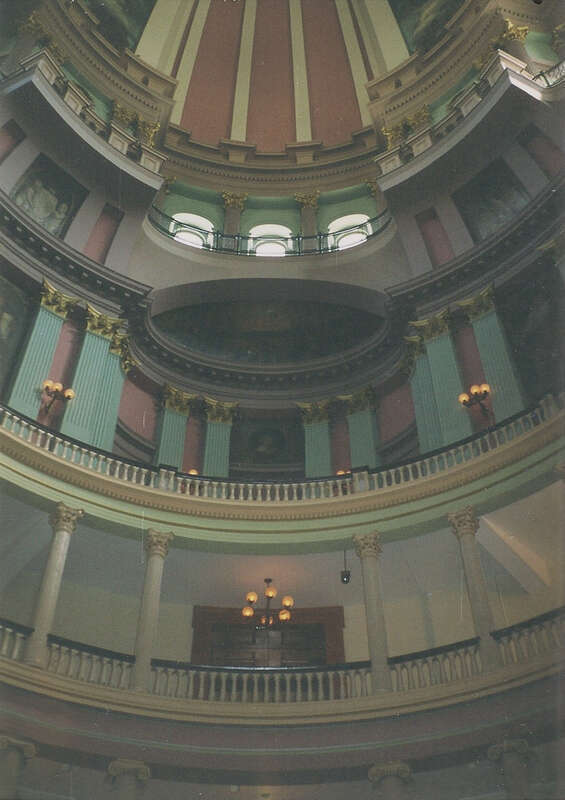 The interior of the Old St. Louis County Courthouse in St. Louis, Missouri (United States).