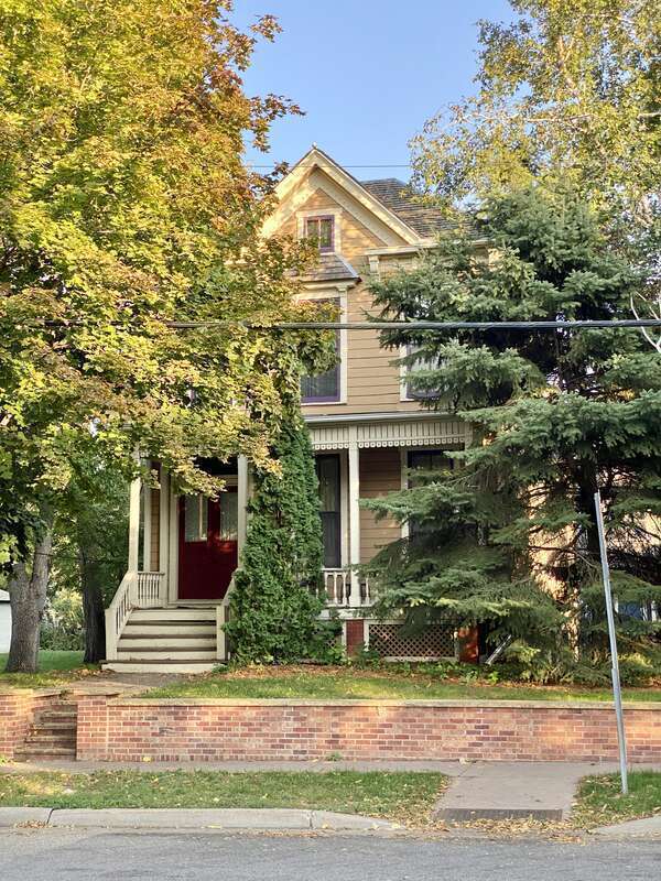 Built in 1881 on Ramsey Street for Otto and Marie Dreher, this Italianate-style house was moved to this spot in 1982 to save it from demolition, and has since been restored.