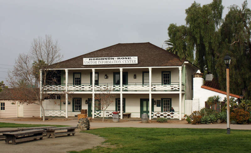 Robinson-Rose House (1853) in Old Town San Diego State Historic Park, San Diego, California