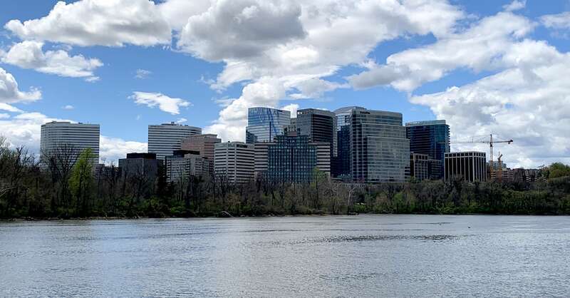 Rosslyn, Virginia, as viewed from Washington Harbour