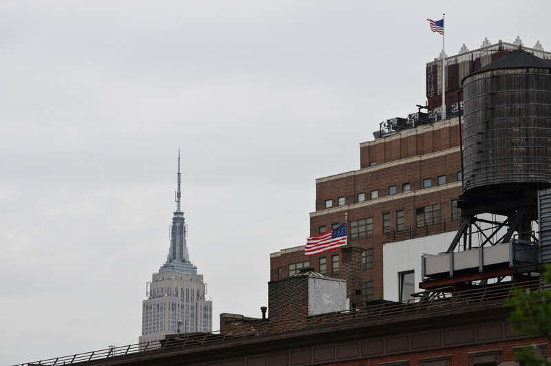 High Line used to be an elevated freight rail line extending south along the industrial warehouses in the Chelsea district. Closed in 1980, it was renovated as an elevated park and re-opened in two stages in 2009 and 2011, to coincide with the area's