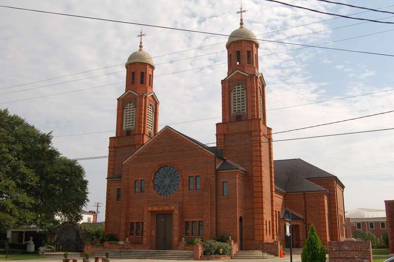 St. Bernard Catholic Church in Breaux Bridg, Louisiana