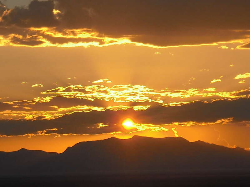 Sunset over Alamogordo, NM