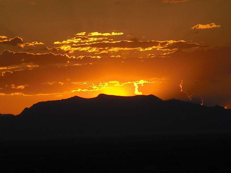 Sunset over Alamogordo, NM