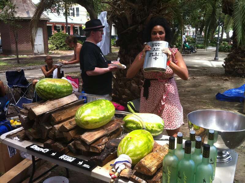 Tales of the Cocktail event at Washington Square, New Orleans.