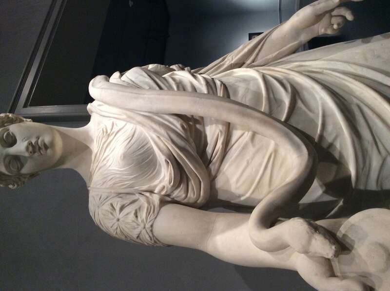 The Hope Hygieia. Roman, 2nd-century copy (c.130-161) after a Greek original of c. 360BC. Marble. William Randolph Hearst Collection. In LACMA, Los Angeles