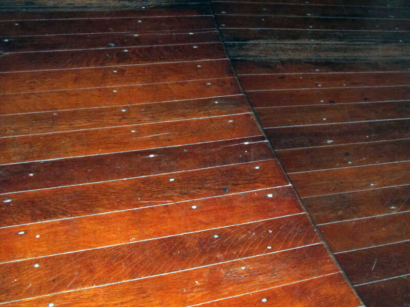 Please see our blog at www.nps.gov/jeff/archdome.htm for an entry about the floors in the Old Courthouse.