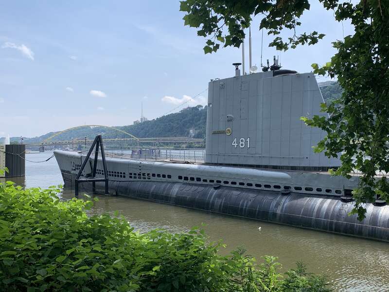 The USS Requin Submarine served the United States Navy from 1945 to 1968, and is now on permanent display at the Carnegie Science Museum in Pittsburgh, Pennsylvania.
