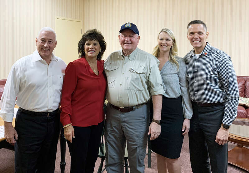 U.S. Secretary of Agriculture Sonny Perdue and Representative Ross Spano (FL-15) tour the Florida Strawberry Festival and hold a roundtable luncheon with stakeholders on, Friday, March 6, 2020 in Plant City, Fl. USDA photo by Alec Varamis