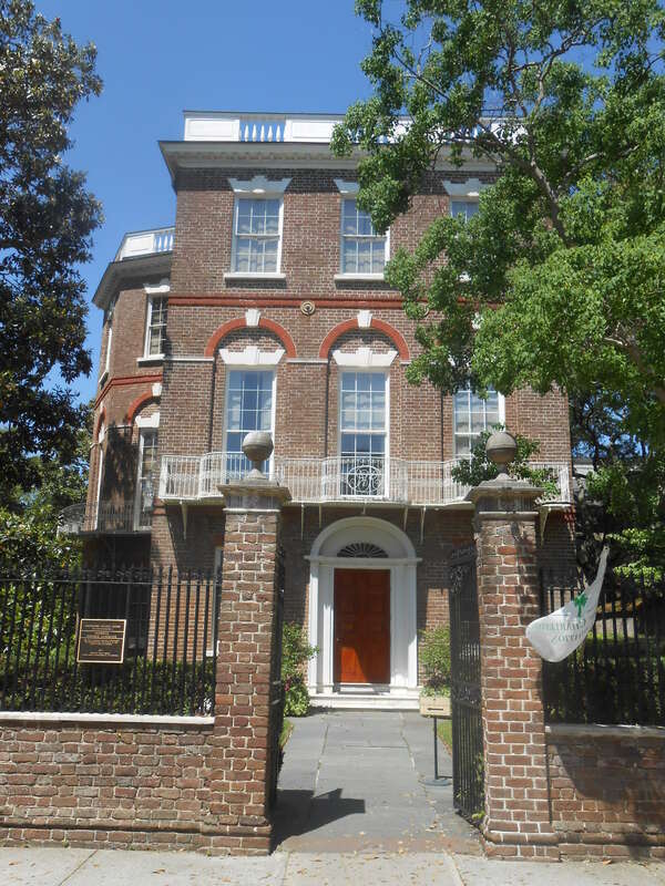 Nathaniel Russell House, 51 Meeting Street, Charleston, South Carolina - east facade