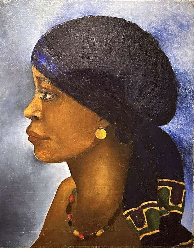 A Nupe Princess by Suzanna Ogunjami, on display in The Phillips Collection