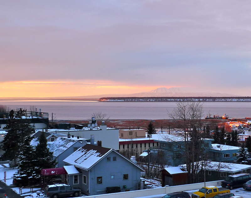 Mt Susitna and Cook Inlet