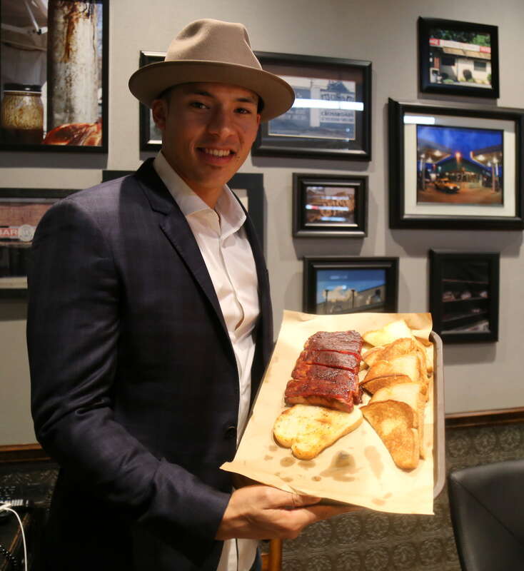 Carlos Correa at Joe's Kansas City Bar-B-Que.