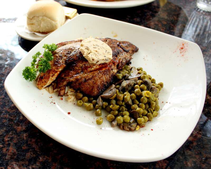 yes ... I know it doesn't look very appealing ..... but, the fish tastes very good !
Oak Alley Plantation Restaurant.
Vacherie near New Orleans, Louisiana

&amp;lt;a href=&quot;http://www.oakalleyplantation.org&quot;