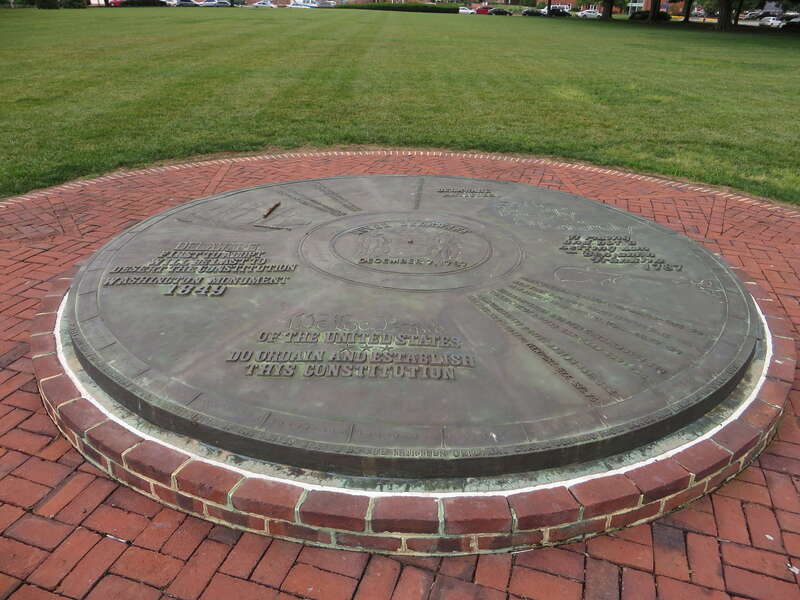 Delaware First to Ratify the Constitution Marker, Dover Capital Complex, Dover, Delaware