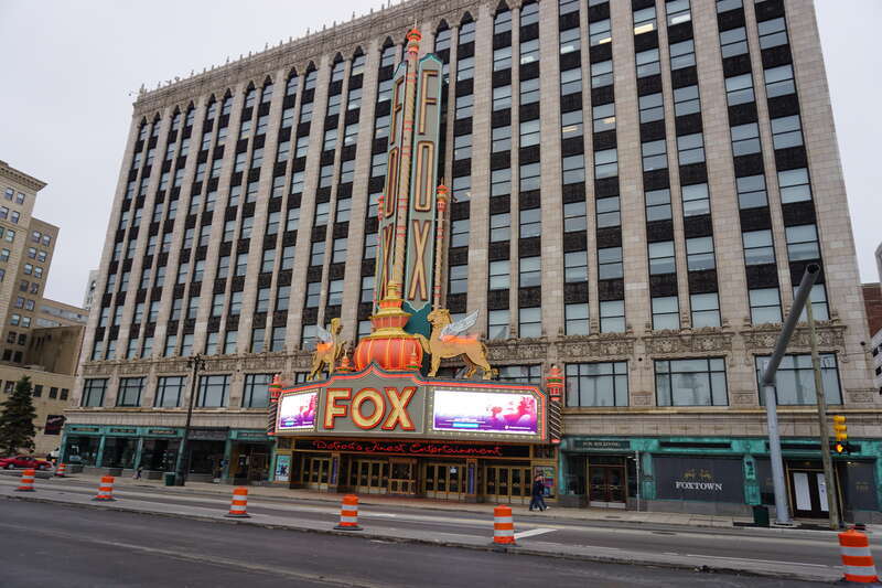 The Fox Theatre in Detroit, Michigan (United States).