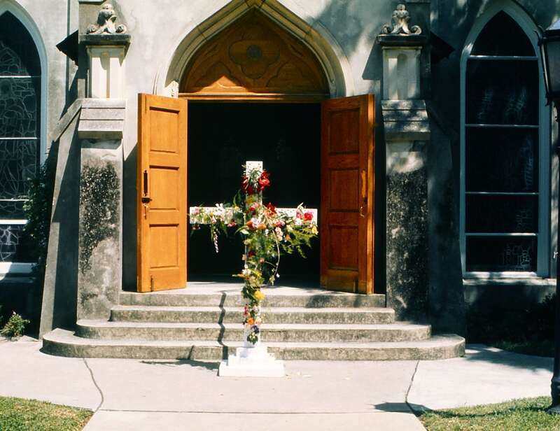 Florida - St. Augustine - Trinity Episcopal Church - Easter Sunday - 11 April 1971