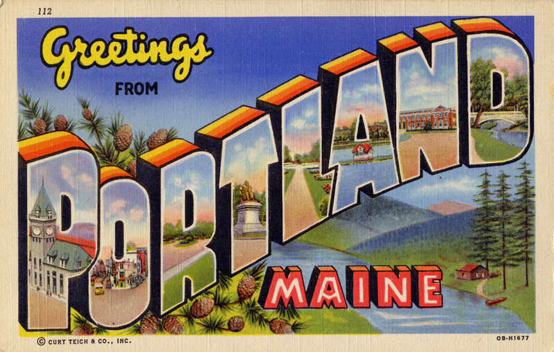 Production Date: 1940
Source Type: Postcard
Publisher, Printer, Photographer: Portland News Company, Curt Teich (#0B-H1677)
Postmark: None
Collection: Steven R. Shook
Tenney and Hilbert Published Market Price in 2009: $3-$6
Source: Tenney, Fred, and