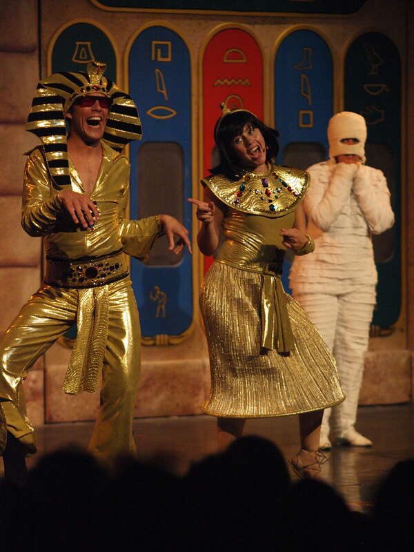 The &quot;Lost Temple&quot; live stage show at Legoland California.