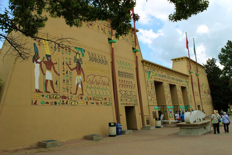 Memphis Zoo Entrance