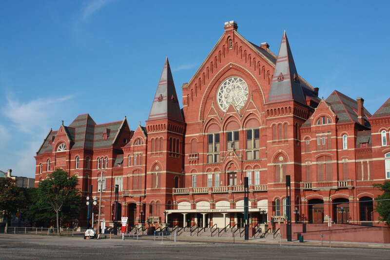 Cincinnati Music Hall, Cincinnati, Ohio, as seen from Washington Park.