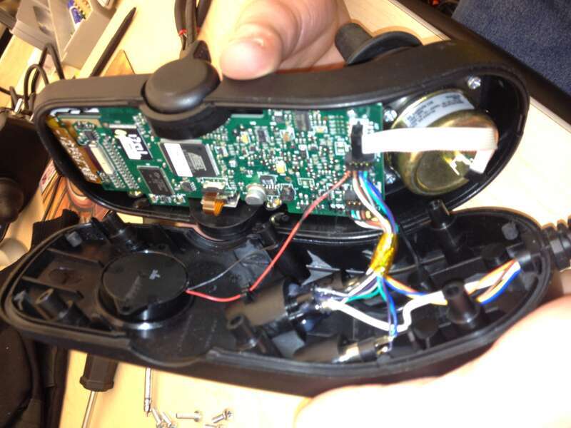 A look at the original joystick opened up