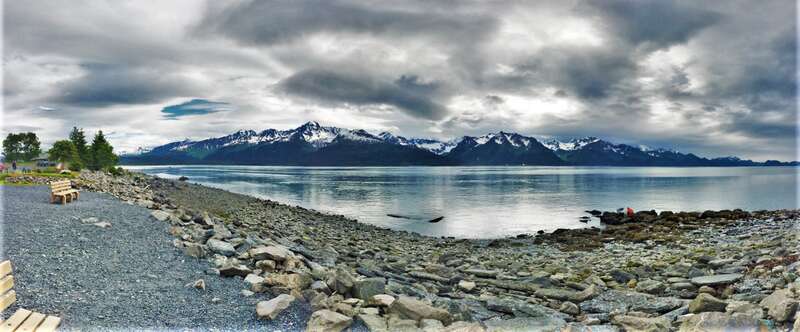 La baia Resurrezione in giugno 2019