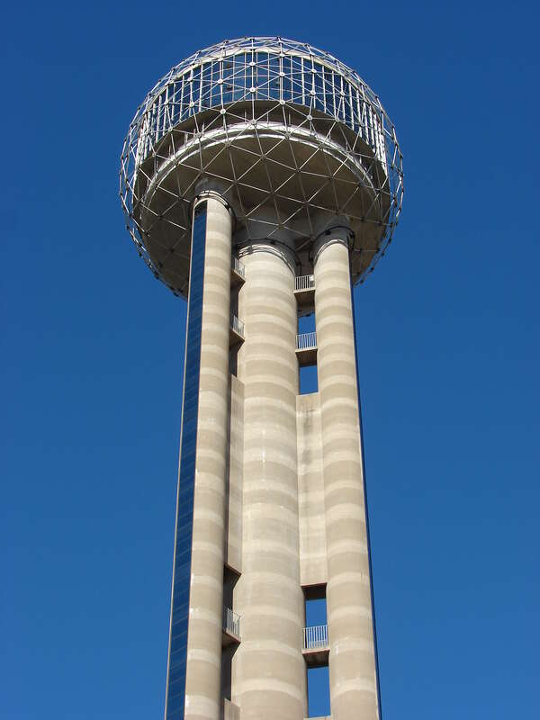 Reunion Tower in Dallas, Texas.