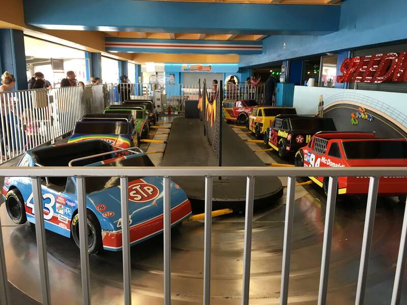 The Speedway ride at Santa Cruz Beach Boardwalk.