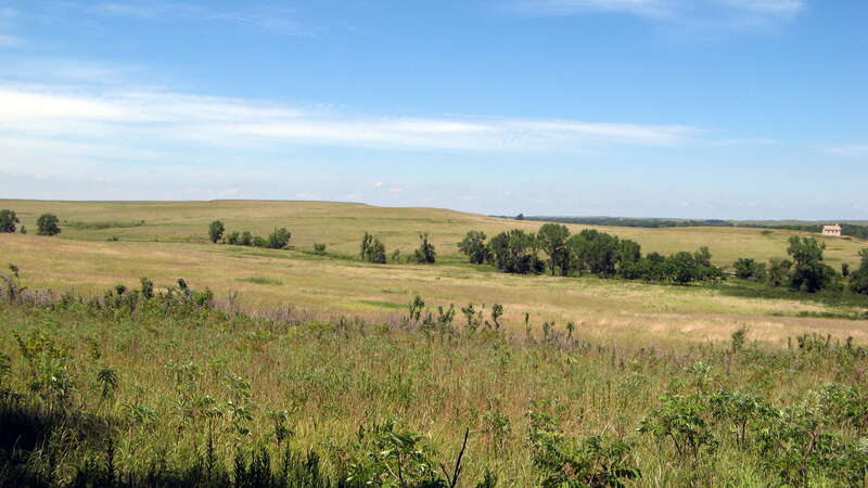So before irrigation and agriculture, this is what all of Kansas looked like (the hilly parts at least).