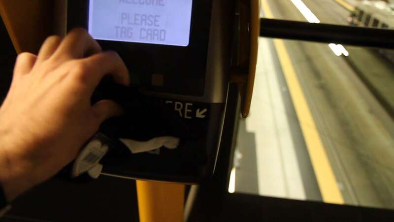 Testing out my &quot;ORCA&quot; &amp;lt;a href=&quot;https://www.flickr.com/photos/atomictaco/4842485256/&quot;&amp;gt;ORCA card&amp;lt;/a&amp;gt;, which doesn't work well.