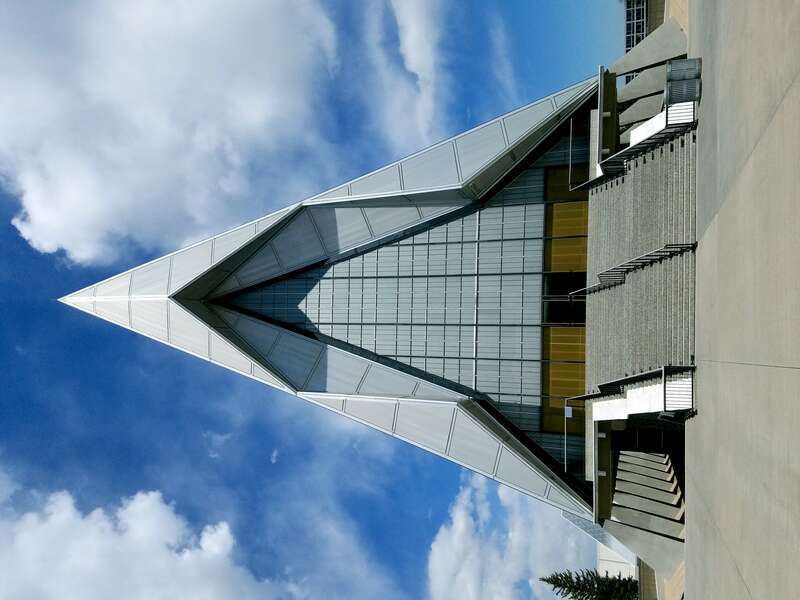 The United States Air Force Academy Cadet Chapel is a notable landmark on this historic property. Completed in 1962, it's architecture is one-of-a-kind and cost millions of dollars to build.