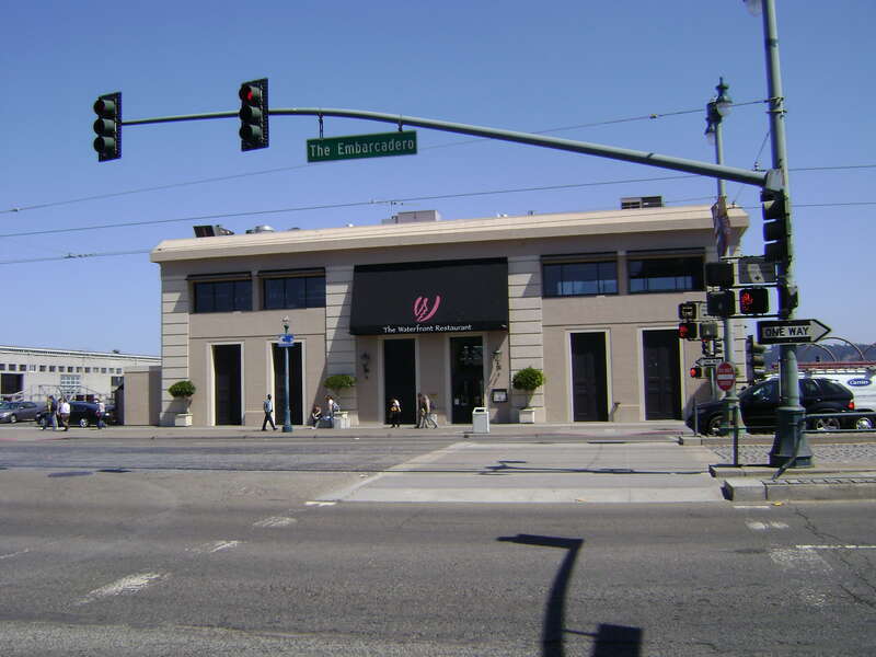 The Waterfront Restaurant, Pier 7 The Embarcadero, San Francisco CA  94111