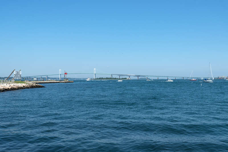 Toll Bridge - Newport, Rhode Island, USA - August 16, 2015