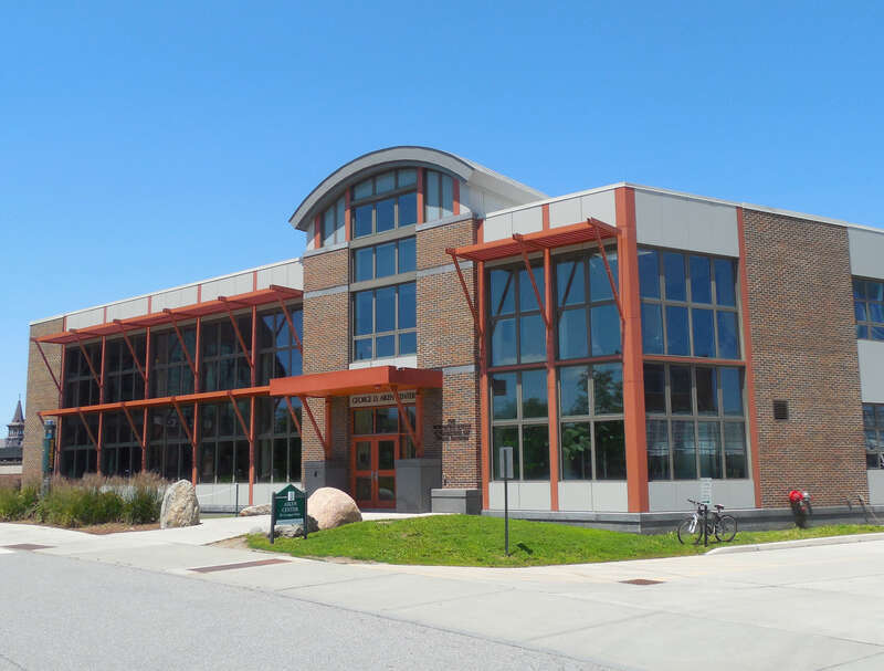 George D. Aiken Center at the University of Vermont (southern entrance); home of the Rubenstein School of Environment &amp;amp; Natural Resources: July 2015