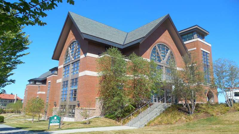 Dudley H. Davis Center at the University of Vermont (PM view looking northwest), 2016