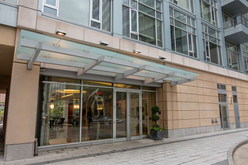 Entrance to Waterplace Tower 2. Providence Rhode Island