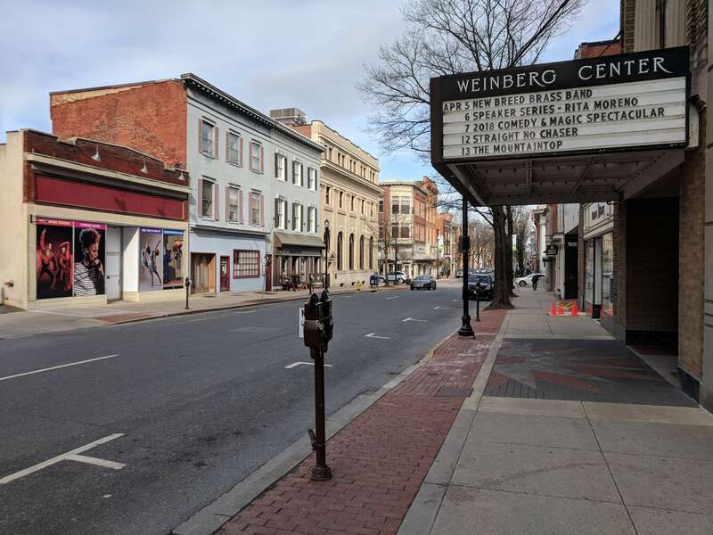 Weinberg Center for the Arts in downtown Frederick, Maryland.