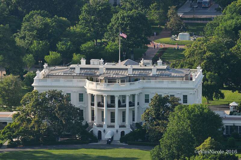 White House from Washington Memorial