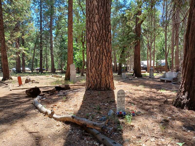 Yosemite Cemetery in Yosemite Valley, California, United States.