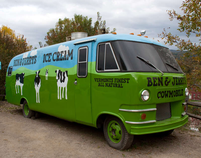 Ben and Jerrys Cowmobile