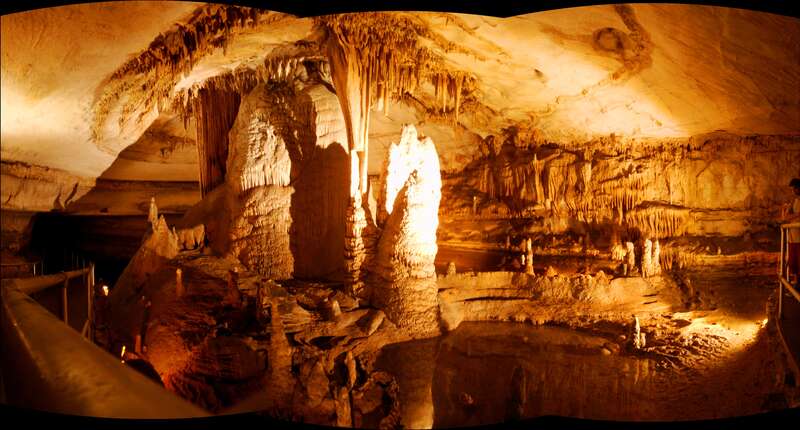 Blanchard Springs Caverns by D.L.H.