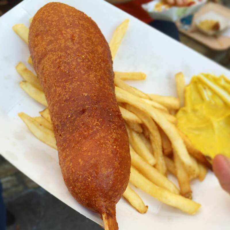 Disneyland corn dog