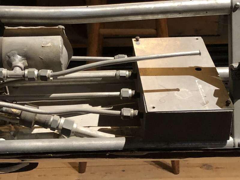 Plumbing inside Dr. Goddard’s 1939 series L-C rocket