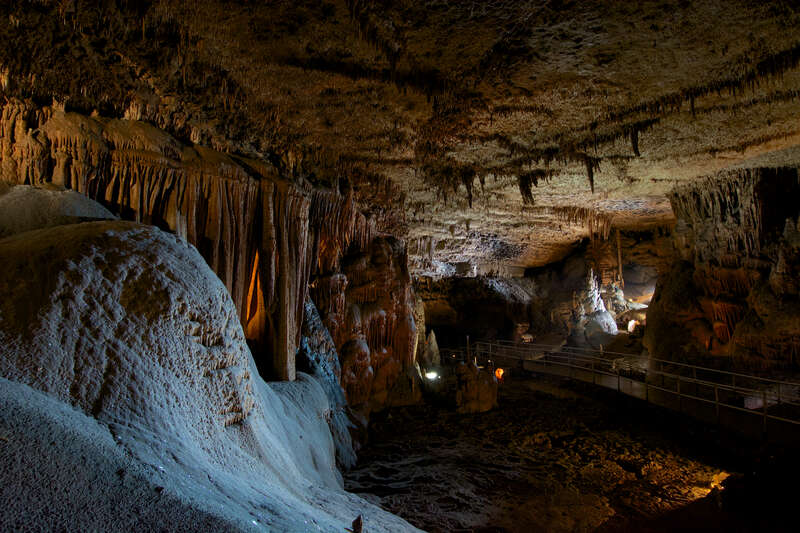 Near the end of the Discovery Trail at Blanchard Springs Caverns in the Ozark-St. Francis National Forest, Stone County, Arkansas